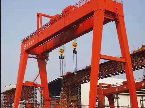 Double girder hook gantry crane